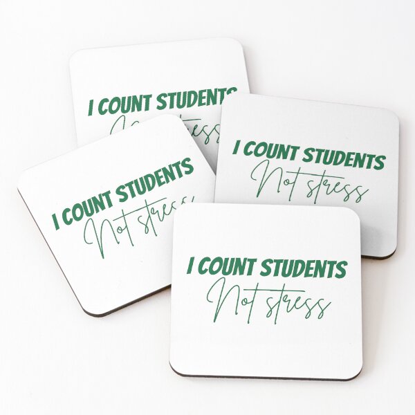 Item preview, I Count Students, Not Stress - Stoic Principles Every Teacher Should Live By  designed and sold by LexaArtworks.