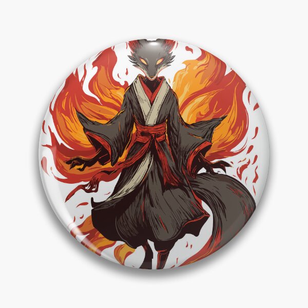 Artikelvorschau, Kitsune – Strahlender Fuchsfeuer-Illusionist entworfen und verkauft von bapupa.