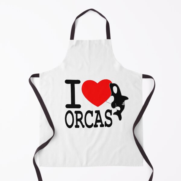 Item preview, I Heart Orcas (black letters red heart) designed and sold by Killa Clothes.