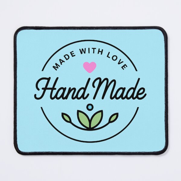 Item preview, Handmade with Love Circle Logo – Craft Badge Design designed and sold by graphicnew.