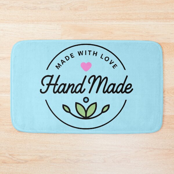 Item preview, Handmade with Love Circle Logo – Craft Badge Design designed and sold by graphicnew.