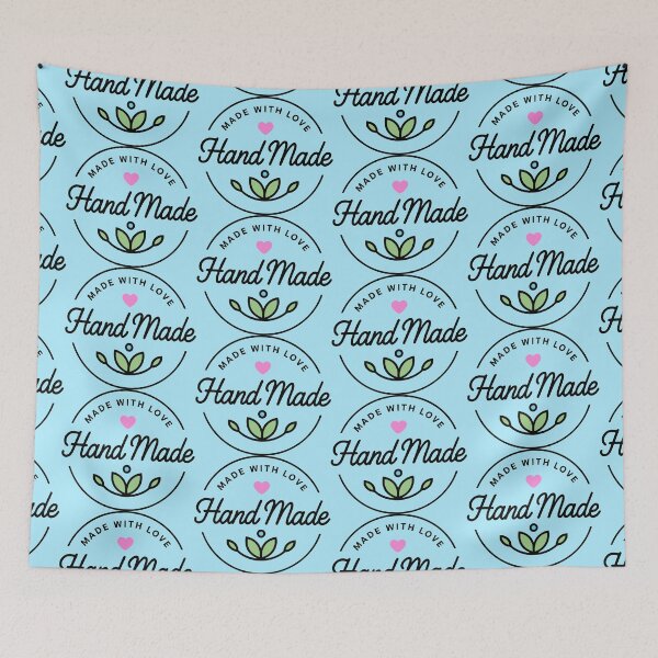 Item preview, Handmade with Love Circle Logo – Craft Badge Design designed and sold by graphicnew.