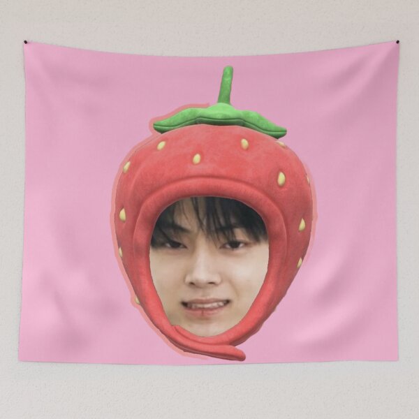 Item preview, enhypen strawberry funny fruit kpop designed and sold by Cheerhub.