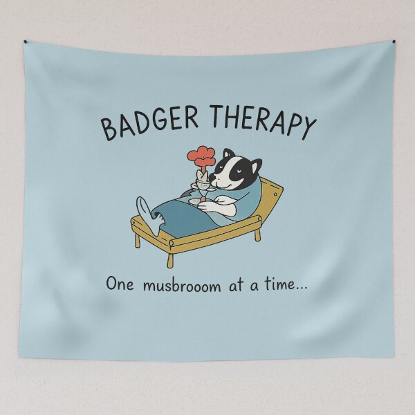 Item preview, Badger Therapy designed and sold by Uglyandcute.