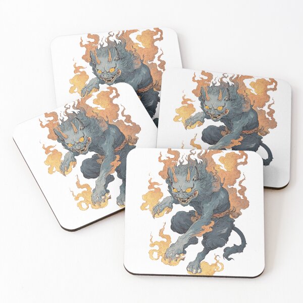 Item preview, Nekomata Cat - Split‑Tailed Yokai Spirit designed and sold by bapupa.