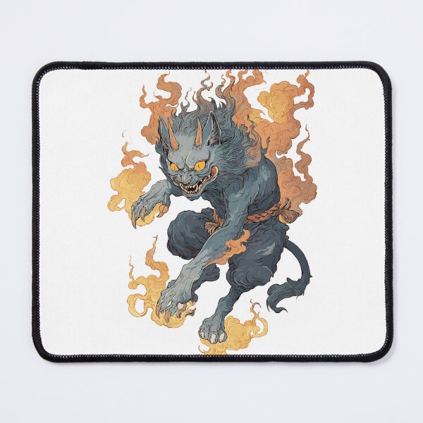 Item preview, Nekomata Cat - Split‑Tailed Yokai Spirit designed and sold by bapupa.