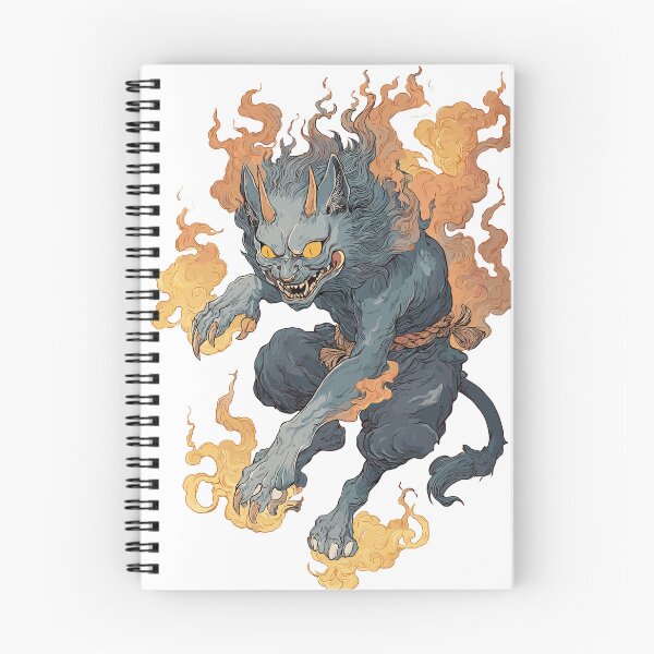 Item preview, Nekomata Cat - Split‑Tailed Yokai Spirit designed and sold by bapupa.