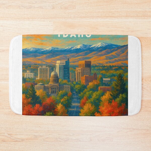 Item preview, Autumn Skyline of Boise, Idaho designed and sold by Aryabek.