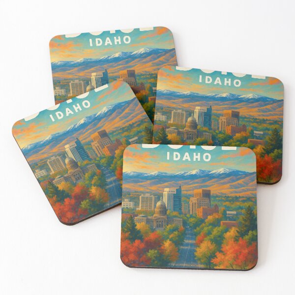 Item preview, Autumn Skyline of Boise, Idaho designed and sold by Aryabek.