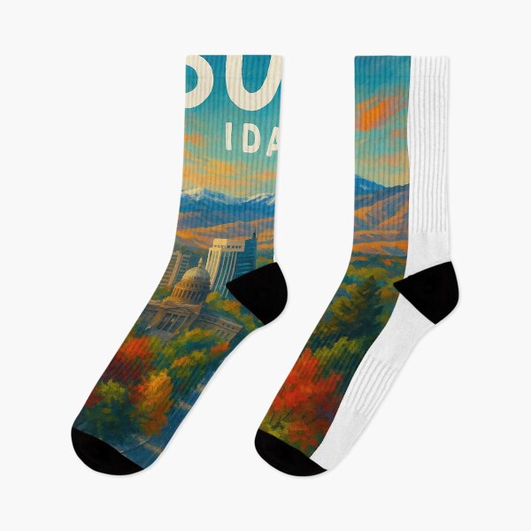 Item preview, Autumn Skyline of Boise, Idaho designed and sold by Aryabek.