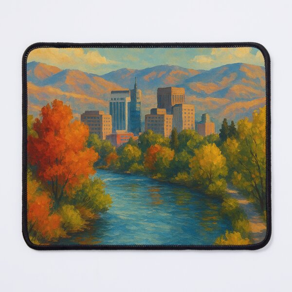 Item preview, Boise River and Skyline, Idaho designed and sold by Aryabek.