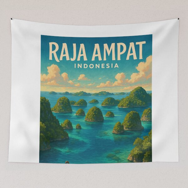 Item preview, Island Lagoons of Raja Ampat, Indonesia designed and sold by Aryabek.