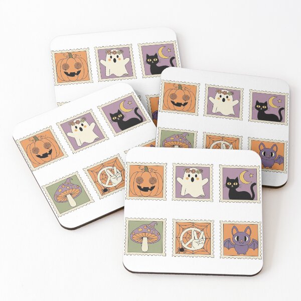 Item preview, Halloween Stamp | Vintage and Spookily Stylish Seasonal Graphic designed and sold by Tw1nsAIArt.