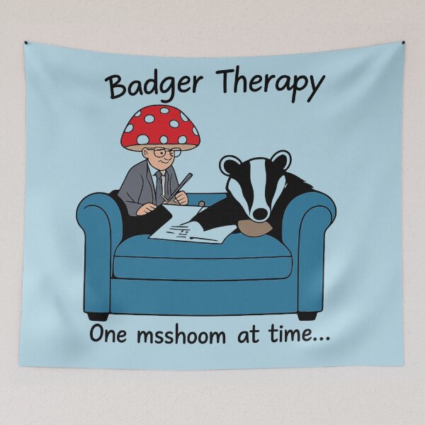 Item preview, Badger Therapy designed and sold by Uglyandcute.