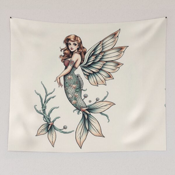 Item preview, A fair mermaid-fairy designed and sold by MarilynBaldey7.
