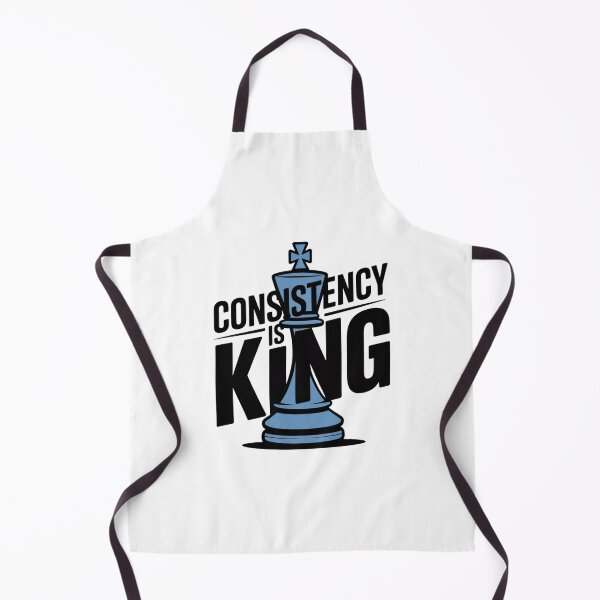 Item preview, Consistency Is King – Chess Piece Motivational Design designed and sold by ArtByYunus.