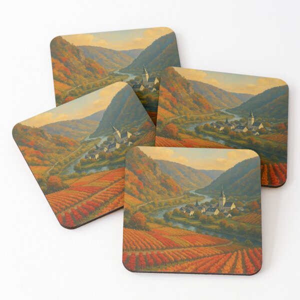 Item preview, Autumn Vineyards of Ahr Valley, Germany designed and sold by Aryabek.