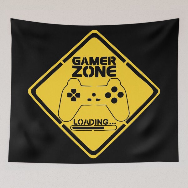 Item preview, WARNING GAMER ZONE LOADING Blk designed and sold by LuizSilva1983.