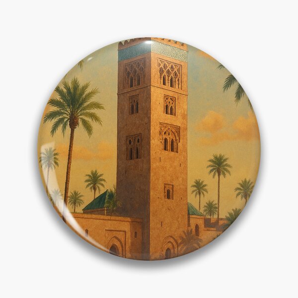 Item preview, Koutoubia Mosque and Market, Marrakesh designed and sold by Aryabek.