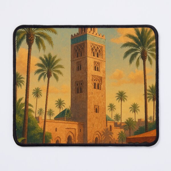 Item preview, Koutoubia Mosque and Market, Marrakesh designed and sold by Aryabek.