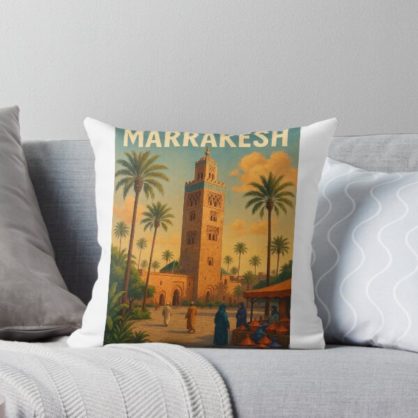 Item preview, Koutoubia Mosque and Market, Marrakesh designed and sold by Aryabek.