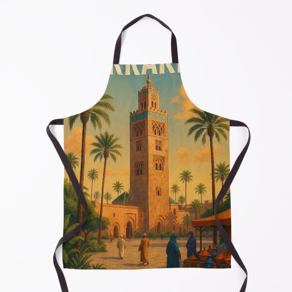 Item preview, Koutoubia Mosque and Market, Marrakesh designed and sold by Aryabek.