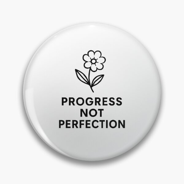Item preview, Progress Not Perfection – Minimalist Design designed and sold by Mini-ink.