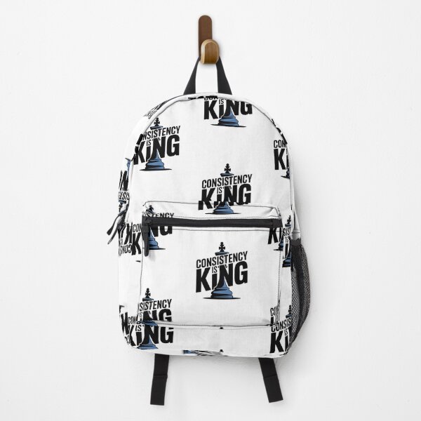 Item preview, Consistency Is King – Chess Piece Motivational Design designed and sold by ArtByYunus.
