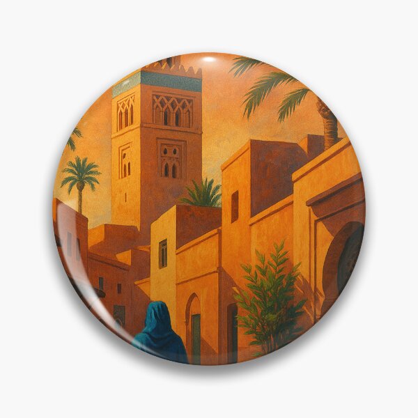 Item preview, Sunset in the Medina of Marrakesh designed and sold by Aryabek.