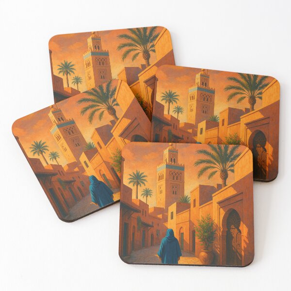 Item preview, Sunset in the Medina of Marrakesh designed and sold by Aryabek.