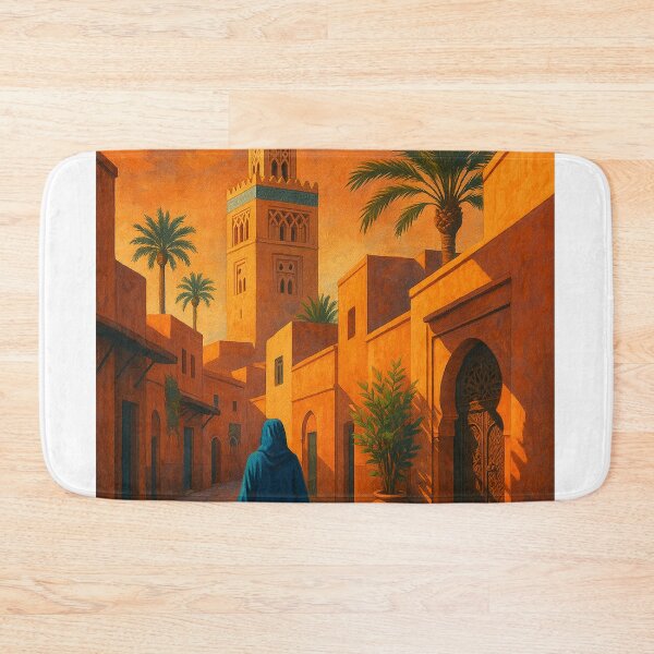 Item preview, Sunset in the Medina of Marrakesh designed and sold by Aryabek.