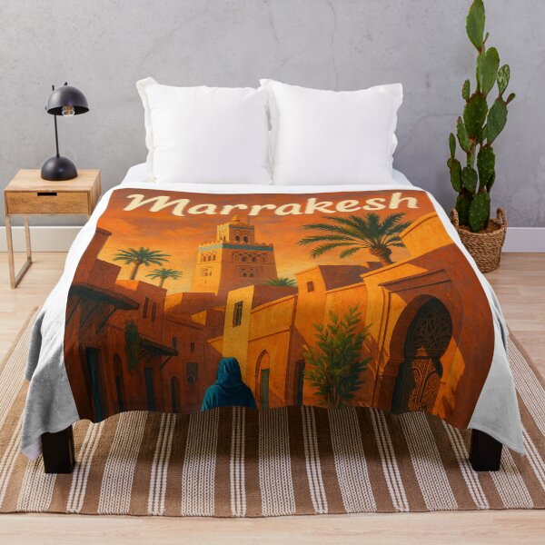 Item preview, Sunset in the Medina of Marrakesh designed and sold by Aryabek.