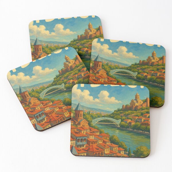 Item preview, Old Town and Bridge of Tbilisi, Georgia designed and sold by Aryabek.