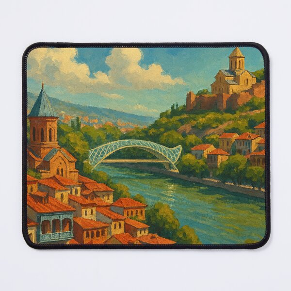 Item preview, Old Town and Bridge of Tbilisi, Georgia designed and sold by Aryabek.