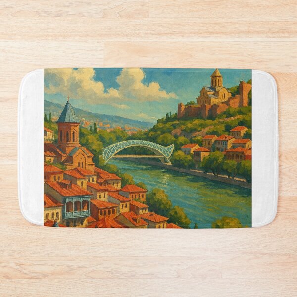 Item preview, Old Town and Bridge of Tbilisi, Georgia designed and sold by Aryabek.