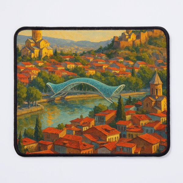 Item preview, Tbilisi Cityscape with Narikala Fortress designed and sold by Aryabek.