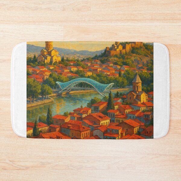 Item preview, Tbilisi Cityscape with Narikala Fortress designed and sold by Aryabek.