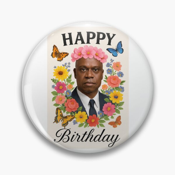 Item preview, Flower Crown Birthday Butterfly Funny prank meme gift weird captain ray holt designed and sold by CheeseBlueprint.