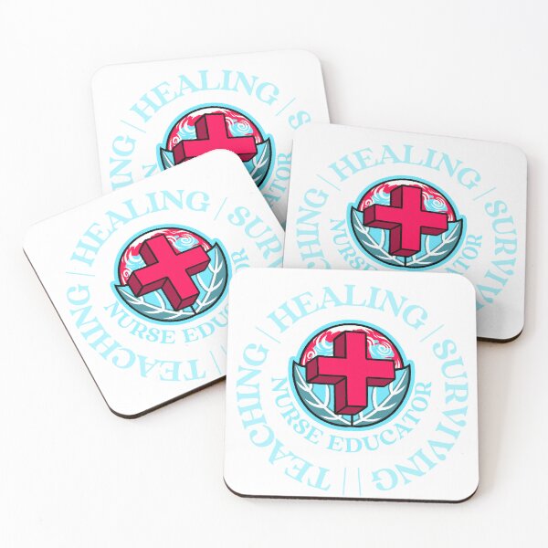 Item preview, Nurse Educator – Teaching, Healing, Surviving Circle Emblem designed and sold by NANursing.
