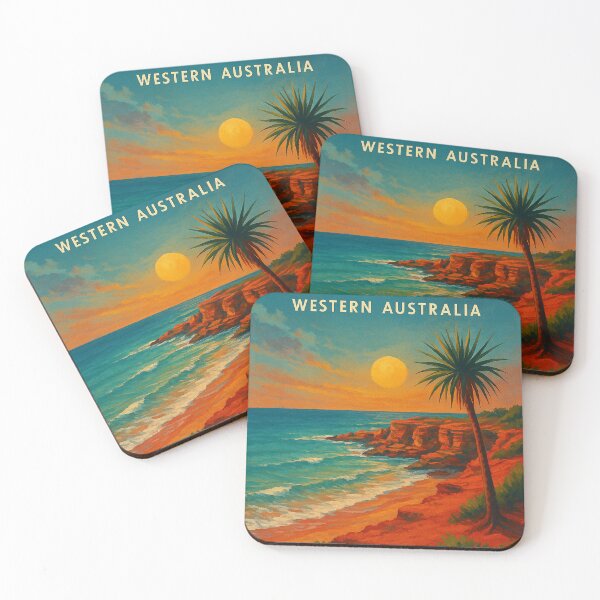 Item preview, Broome Coastline and Kimberley Sunset designed and sold by Aryabek.