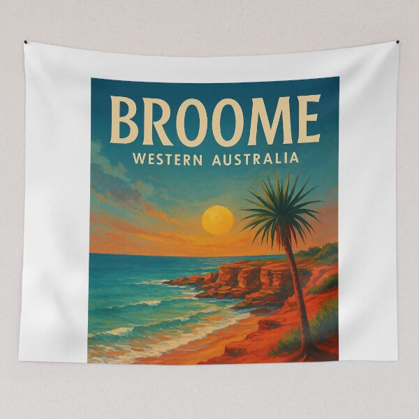 Item preview, Broome Coastline and Kimberley Sunset designed and sold by Aryabek.