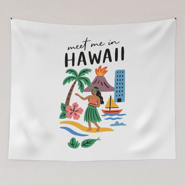 Item preview, Meet me in Hawaii Island paradise designed and sold by CleanDecor.