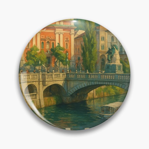 Item preview, Triple Bridge and Franciscan Church, Ljubljana designed and sold by Aryabek.