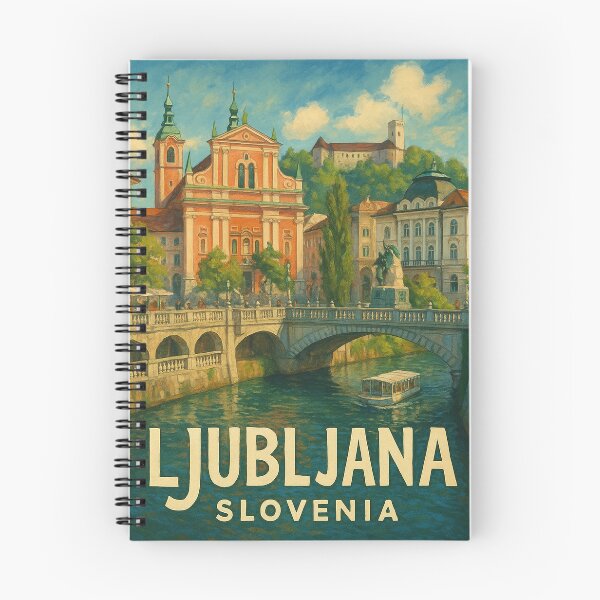 Item preview, Triple Bridge and Franciscan Church, Ljubljana designed and sold by Aryabek.
