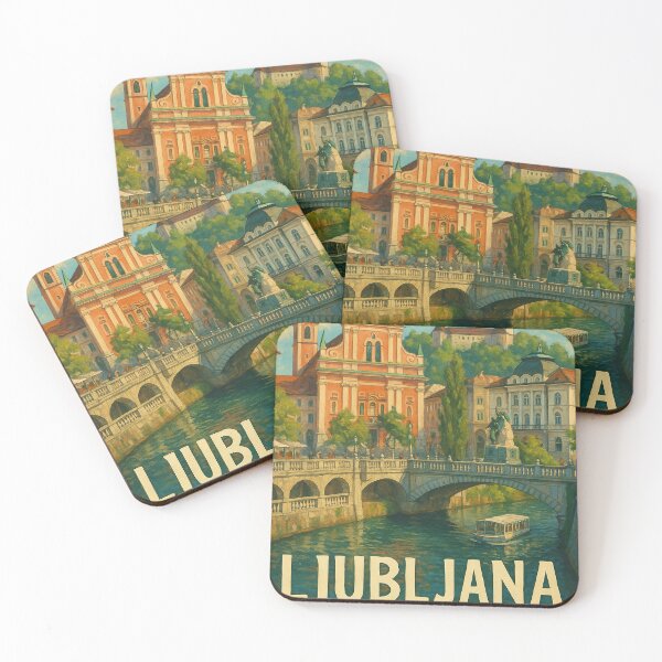 Item preview, Triple Bridge and Franciscan Church, Ljubljana designed and sold by Aryabek.