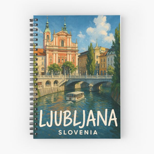 Item preview, River Cruise beneath Ljubljana’s Triple Bridge designed and sold by Aryabek.