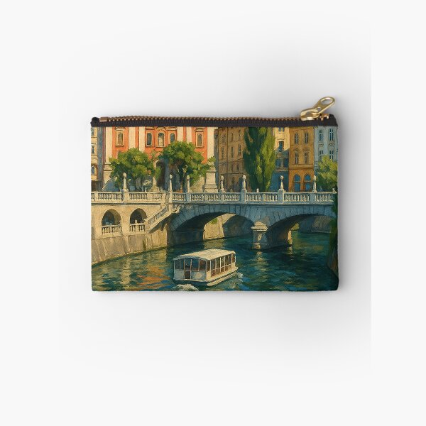 Item preview, River Cruise beneath Ljubljana’s Triple Bridge designed and sold by Aryabek.