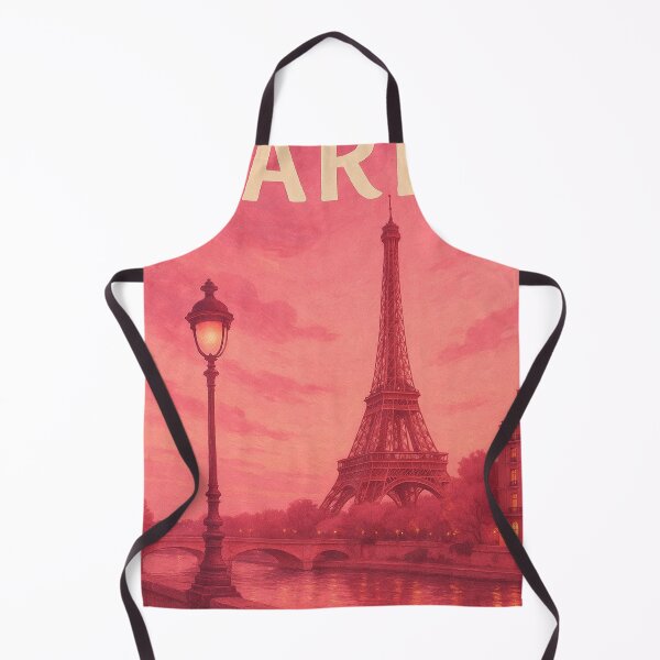 Aperçu de l'œuvre Tour Eiffel rose au crépuscule, Paris créée et vendue par Aryabek.