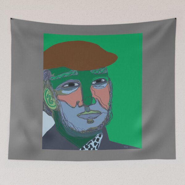 Item preview, Old man jazz green designed and sold by Micki Moxie.