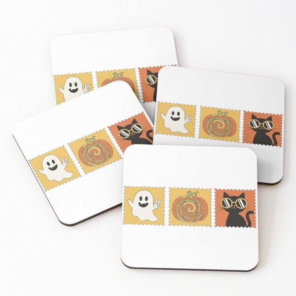 Item preview, Halloween Stamp | Vintage and Spookily Stylish Seasonal Graphic designed and sold by Tw1nsAIArt.